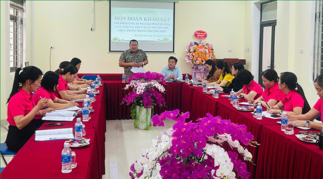 Thí điểm số hóa lưu mẫu và truy xuất nguồn gốc thực phẩm tại Trường Tiểu học Hà Nội - Điện Biên Phủ