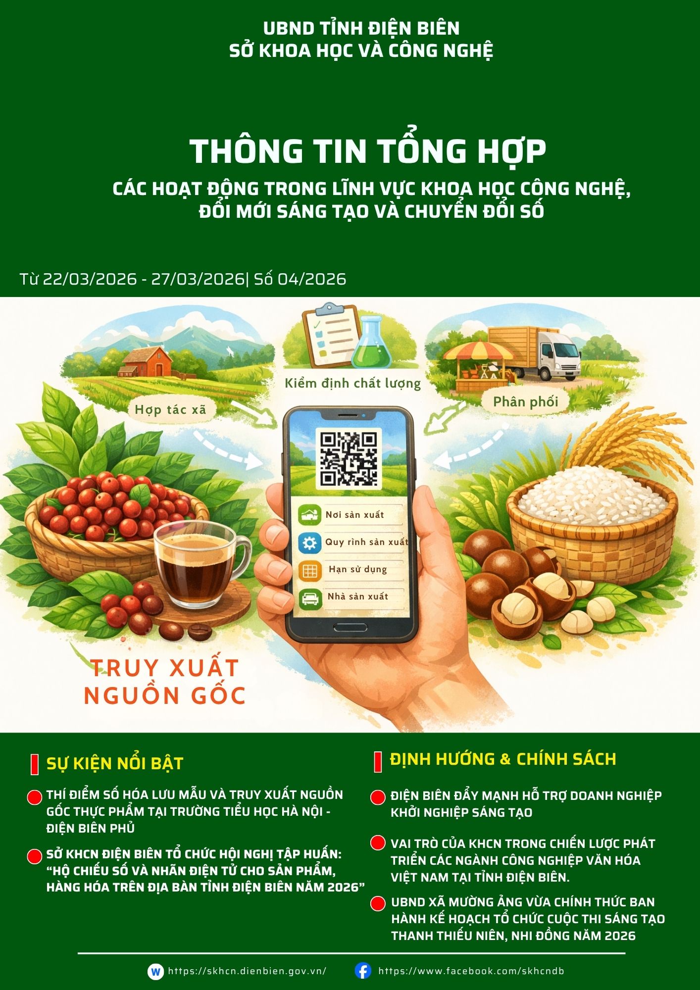 Tổng hợp thông tin các hoạt động trong lĩnh vực KHCN, ĐMST và chuyển đổi số ( 04/2026)